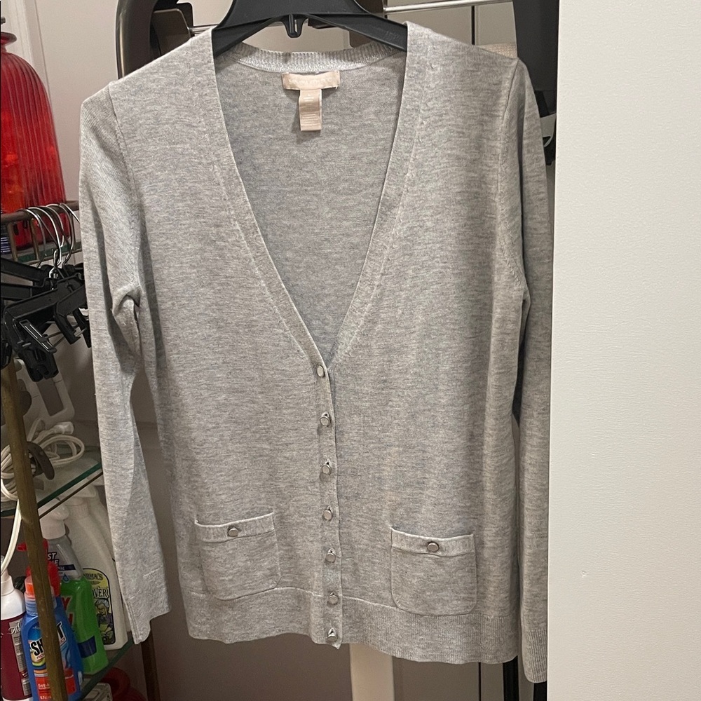 Banana Republic Light Gray Women's Cardigan